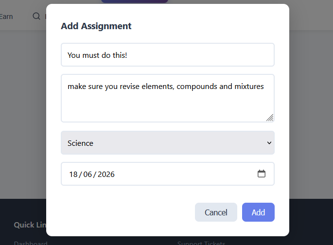 Work assignment